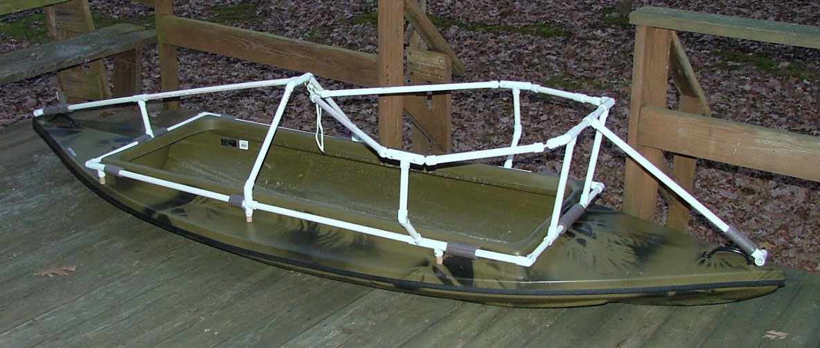 Duck Boat Blind Frame Show the "frame" i made to